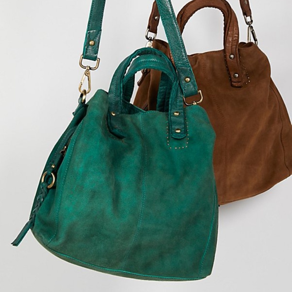 NWT Free People Emery Washed Leather tote bag - Picture 3 of 7